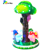 M SKY KA-615 Machine à balançoires en fibre de verre pour enfants, équipement d'amusement intérieur, à monnayeur, 3 joueurs, manèges pour enfants, CE
