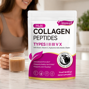Itawel Biotin Multi Hydrolyzed <strong>Collagen</strong> Complex Peptides <strong>Powder</strong> OEM Wholesale Adult Skin Hair Joint Anti-Aging Drink Supplements - Product Image 2