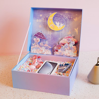 Boîte cadeau rigide créative 3D style dessin animé à rabat pour l'emballage de chaussettes de la Fête des Enfants et de la Saint-Valentin, impression quadricolore, offre spéciale
