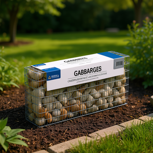 กรงตาข่ายลวดเหล็กชุบสังกะสี Gabarges สำหรับปลูกต้นไม้ในสวนแบบยกพื้น - Product Image 2