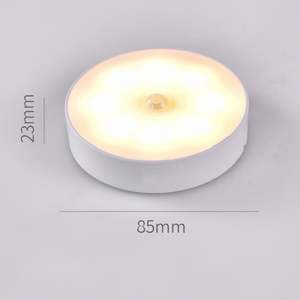 Lámpara Nocturna LED con Sensor de Movimiento, Magnética, Portátil, Recargable, para Colgar en la Pared, para Habitación de Bebé, Armario, Escalera - Product Image 2