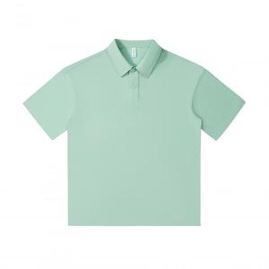 <b>Polo</b> Shirt Solid Color Cotton Short Sleeve Daily Wear - Product Image 3