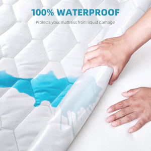 AOSEN Waterproof Mattress <strong>Fitted</strong> <strong>Sheet</strong> Wholesale Cotton Quilted <strong>Fitted</strong> <strong>Sheet</strong> Breathable Soft Solid Color With <strong>Deep</strong> Pocket - Product Image 3