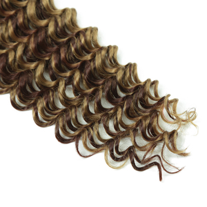 Extension per <span class=keywords><strong>Capelli</strong></span> Sintetici a Uncinetto Ocean Wave Morbidi Ricci <span class=keywords><strong>Afro</strong></span> Deep Wave per Donna Water Wave - Product Image 5