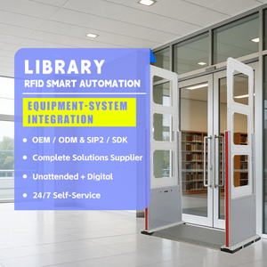 Contrôle d'accès de sécurité HF pour bibliothèque : reconnaissance <span class=keywords><strong>haute</strong></span> vitesse pour entrée rapide et détection de cartes et d'étiquettes de livres - Product Image 1