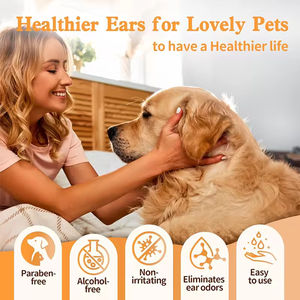 Usine étiquette personnalisée sans parfum doux et non irritant à base de plantes lingettes de nettoyage des oreilles des animaux de compagnie pour chiens et chats - Product Image 6