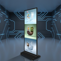 Écran LCD 69 70 75 pouces, affichage étiré 4K, lecteur publicitaire mobile avec système Android