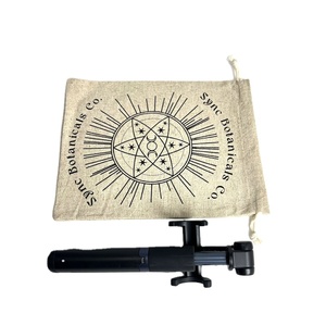 Natural Cotton Linen <b>Drawstring</b> Fabric Storage Dust Packing <b>Bag</b> with Custom Printed logo - Product Image 4