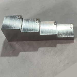 0.25-1 inç ultrasonik kalınlık ölçer İngiliz dört adımlı kalibrasyon bloğu doğrusal kalibrasyon - Product Image 4