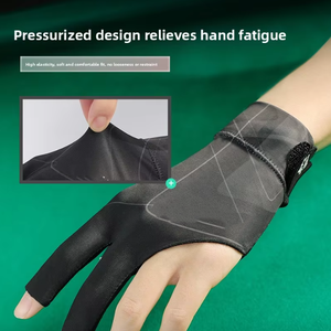 Wholesale <b>Billiards</b> Glove Left Hand Three Finger <b>Snooker</b> <b>Billiard</b> Non Stickers Elasticity Training Accessories - Product Image 6