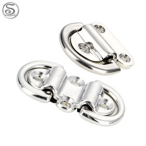 Taquet d'arrimage en acier inoxydable D anneau pont pliant oeil plaque arrimage pour Yacht pièces marines en verre polonais - Product Image 5