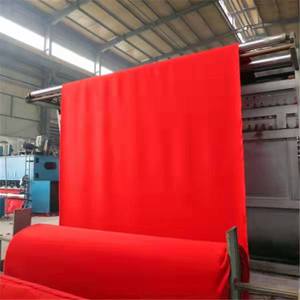 Kim Đấm Thảm Cuộn Đôi Màu Sắc Jacquard <span class=keywords><strong>Red</strong></span> <span class=keywords><strong>Carpet</strong></span> Lối Đi <span class=keywords><strong>Runner</strong></span> - Product Image 2