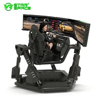 Software y Hardware de Desarrollo Independiente para Simulador de Conducción de Automóviles con 3 Pantallas, Fórmula 1:1 de Tamaño Real