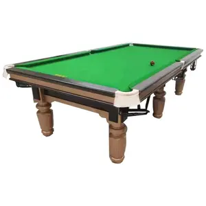 Çin sıcak tam boy snooker masası 8 feet bilardo masası popüler İngilizce bilardo masası