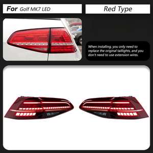 Feux de voiture pour <span class=keywords><strong>Golf</strong></span> <span class=keywords><strong>7</strong></span>, <span class=keywords><strong>feu</strong></span> arrière LED, 2013-2020, <span class=keywords><strong>Golf</strong></span> <span class=keywords><strong>7</strong></span>.5, <span class=keywords><strong>feu</strong></span> arrière, <span class=keywords><strong>feu</strong></span> <span class=keywords><strong>stop</strong></span>, signal dynamique, animation, accessoire automobile - Product Image 6