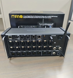 Console de mixage numérique à 18 canaux MR18, en métal, avec USB, XLR, Ethernet, pour système audio de scène, PA, DJ - Product Image 5