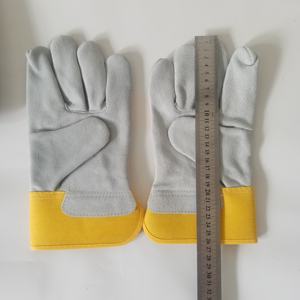 قفازات جلدية واقية يد انقسام بقرة ، لحام جلد - Product Image 3