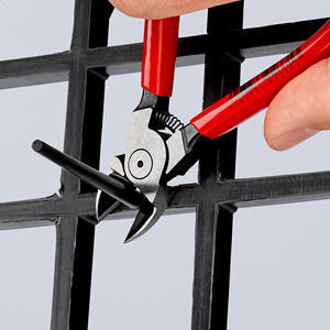Pince coupante Knipex, manuelle, avec poignée en résine synthétique, finition brillante, pour couper les fils - Product Image 1