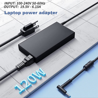 Cargador de computadora portátil de 120W de alta calidad, personalizado, 19,5 V, 6.15A, 4,5*3,0, adaptador de CA y CC, versátil, 65W, 90W, opciones disponibles