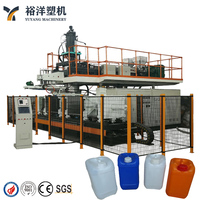 Máquina de moldeo por soplado de bidones químicos de HDPE totalmente automática para la fabricación de barriles de plástico de 160L