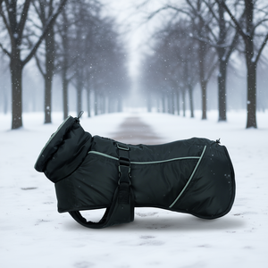 Manteau d'hiver Brizon pour chiens taille S 33 cm noir vêtements imperméables pour animaux de compagnie - Product Image 3