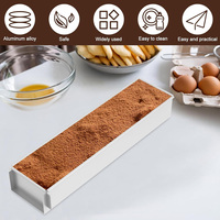 Moule à gâteau rectangulaire antiadhésif pour tiramisu, moule à tiramisu et cheesecake, moule à mousse au chocolat, moule à gâteau tiramisu cheesecake