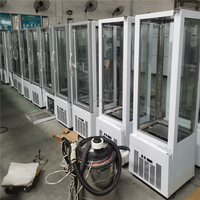 Congélateur vertical autonome pour magasin de proximité, congélateur vertical commercial pour glacier et magasin d'aliments surgelés