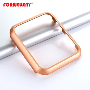 Galvanoplastia marco de la PC de la cubierta del caso para <span class=keywords><strong>Apple</strong></span> <span class=keywords><strong>Watch</strong></span> banda series1 2,3 42mm 38mm iwatch - Product Image 2