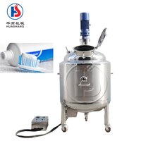 Réacteur à double enveloppe chauffant électrique à commande PLC, cuve de mélange chimique en acier inoxydable avec agitateur