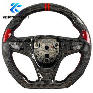 Volant en fibre de carbone avec LED pour <span class=keywords><strong>Chevrolet</strong></span> Chevy Cruze St <span class=keywords><strong>rs</strong></span> 1.8, palettes de changement de vitesse, 2009 2010 2011 2012 2013 2014 2015 2018 <span class=keywords><strong>2019</strong></span> - Product Image 6