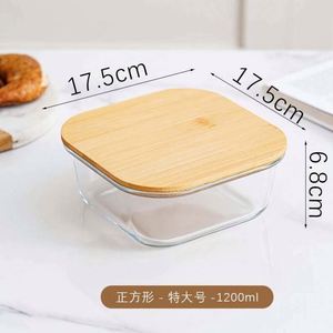 Boîte à lunch en verre Pyrex Mairun pour nouveau-nés, en gros, USA, avec couvercle en plastique borosilicate, compatible micro-ondes, 0-1L, préservation de la fraîcheur - Product Image 6