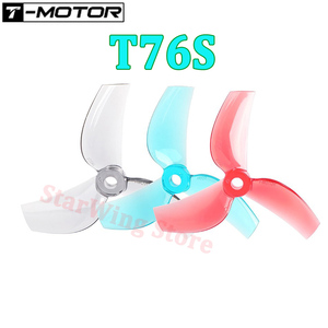 20 pièces/10 paires T-MOTOR T76S 3 pales 76mm hélice 3 pouces CineWhoop Ducted Match avec <span class=keywords><strong>F1507</strong></span> sans arbre RC Racing Drone ZLD - Product Image 6