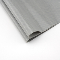 Rouleau de tissu de bâche en polyester enduit de PVC imperméable tricoté en chaîne de 420g/m2 du fabricant style uni pour lit de saut à l'air