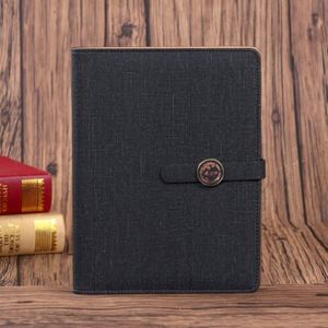 Wholesale Customizable Factory Direct Supply Custom Logo <b>A5</b> Loose-leaf Buckle Notebook Suit Leather Cover Business Notepad <b>Diary</b> - Product Image 2