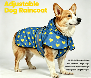 Impermeable para Perros con Capucha, Ropa Reflectante para Mascotas, para Perros Pequeños, Medianos y Grandes, para Exteriores - Product Image 5