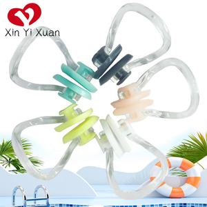 Juego de tapones para los oídos con clip para la nariz, a prueba de polvo, impermeable, insonorizado, material de silicona suave, universal para deportes de natación y vadeo - Product Image 2