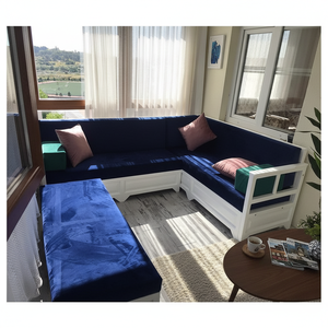 Conjunto de sofá esquinero en forma de L para sala de estar, juegos de esquina de lujo, asiento de esquina, cama - Product Image 3