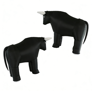 Costume gonflable de <span class=keywords><strong>taureau</strong></span> fou grandeur nature pour adulte avec ventilateur intégré, imperméable, costume de mascotte personnalisé, costume de mascotte gonflable - Product Image 3