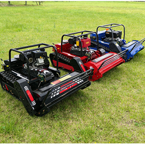 <span class=keywords><strong>Tondeuse</strong></span> à fléaux télécommandée sur chenilles tout-terrain, coupe-herbe à chenilles, vente directe usine pour ferme et jardin, vente en gros - Product Image 5