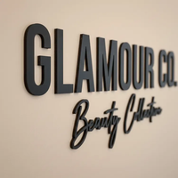 Logotipo Corporativo Personalizado para Pared, Letrero Comercial 3D para Pared, Letrero de Oficina 3D, Letrero con Logotipo Cortado con Láser, Decoración de Oficina 3D en Negro Mate