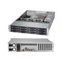 Serveur Tour CSE-826BE1C4-R1K23LPB 12LFF JBOD avec processeur Xeon SP de 4e génération 555 MHz, alimentations 1280 W, 2 baies NVMe arrière, stock de moules privés