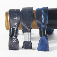 Maßgeschneiderte Event-Armbänder Neues Design Sublimationsdruck Festival Satin-Armbänder