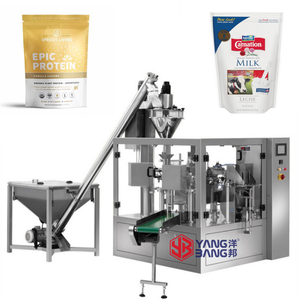 Empaquetado de leche Vffs, polvo de proteína Vffs, bolsa prefabricada Vertical para polvo, bolsita de especias automática <span class=keywords><strong>picante</strong></span>, máquina empacadora de polvo - Product Image 1