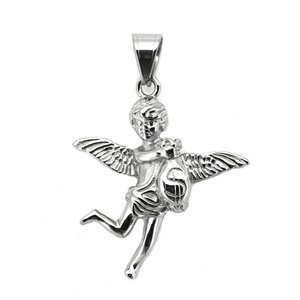 Wholesale Stainless Steel Pendant Gold Plated <b>Angel</b> Pendant Jewelry - Product Image 1