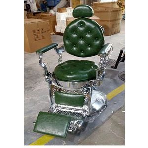 <span class=keywords><strong>Utopia</strong></span>-silla de barbero dorada para hombre, silla de salón moderna resistente, antigua - Product Image 1