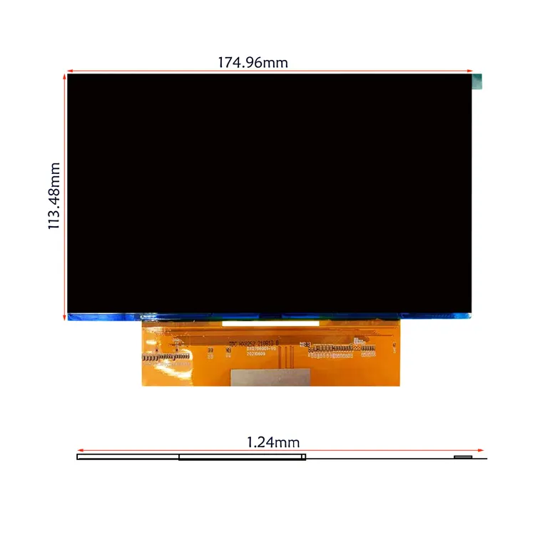 Mono Lcd 4K 7 7,6 8 pulgadas, Panel de pantalla Lcd 4098x2560, módulo de pantalla de carril MIPI 8 monocromático