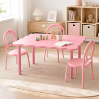 Table d'extérieur personnalisée incurvée blanche, bleue, rose, blanche pour événements et fêtes d'enfants – Prix usine