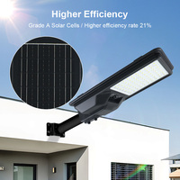 Lampe solaire extérieure KCD, industrielle, en ABS, étanche IP65, haute puissance, haute luminosité, 100w 120w 150w 500w, lampadaire solaire LED