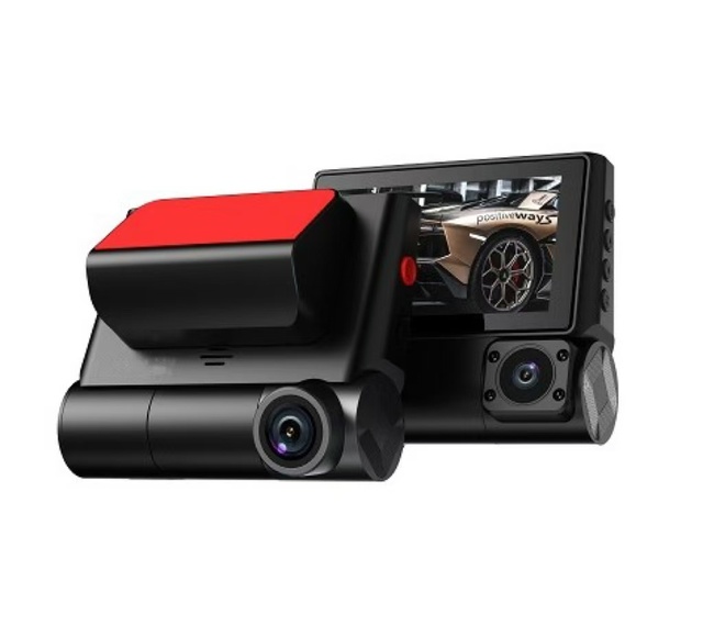 Black Box Vehicle Security Camera with IPS Screen Hidden Dash Cam WiFi Night Vision Traffic Recording Black Box Car Recorder
