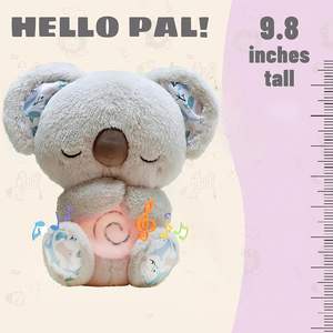 Atmen Koala Plüsch tier Schöne rhythmische Atmung Spielzeug Bewegung Sound-Making Angst Linderung Kuscheltier für Kinder Weihnachten - Product Image 2